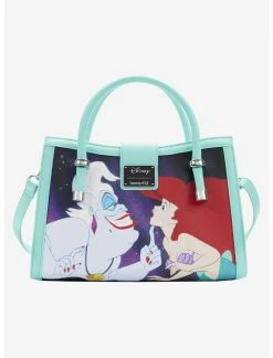 LOUNGFLY Loungefly Disney The Little Mermaid Kiss The Girl Crossbody Bag -transcendentactive shop 18257299 av1