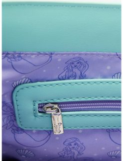 LOUNGFLY Loungefly Disney The Little Mermaid Kiss The Girl Crossbody Bag -transcendentactive shop 18257299 av2