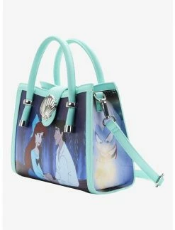 LOUNGFLY Loungefly Disney The Little Mermaid Kiss The Girl Crossbody Bag -transcendentactive shop 18257299 av3