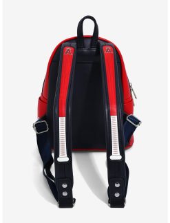 LOUNGFLY Loungefly MLB LA Angels Patches Mini Backpack -transcendentactive shop 18257315 av3