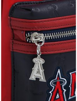 LOUNGFLY Loungefly MLB LA Angels Patches Mini Backpack -transcendentactive shop 18257315 av4