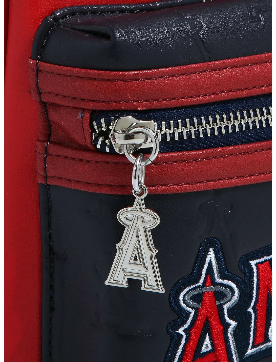LOUNGFLY Loungefly MLB LA Angels Patches Mini Backpack 7 LOUNGFLY Loungefly MLB LA Angels Patches Mini Backpack - Image 5