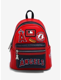LOUNGFLY Loungefly MLB LA Angels Patches Mini Backpack