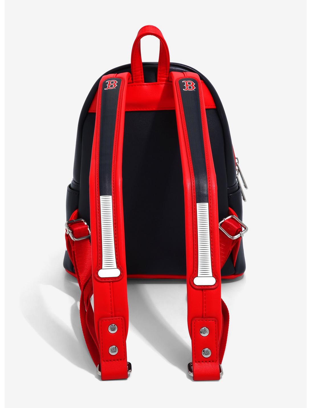 Loungefly MLB Red Sox Patches Mini Backpack LOUNGFLY Loungefly MLB Red Sox Patches Mini Backpack -transcendentactive shop 18257335 av3