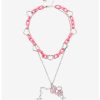 HUNIVERS Hello Kitty Bling Pendant Chunky Chain Necklace 2 HUNIVERS Hello Kitty Bling Pendant Chunky Chain Necklace -transcendentactive shop 18257517 hi