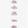 HUNIVERS Hello Kitty Bling Bow Ring Set -transcendentactive shop 18257521 hi
