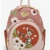 HUNIVERS Disney Bambi Thumper & Bambi Watercolor Circle Portrait Convertible Mini Backpack -transcendentactive shop 18257529 hi