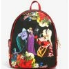 HUNIVERS Disney Villains Group Portrait Floral Mini Backpack 2 HUNIVERS Disney Villains Group Portrait Floral Mini Backpack -transcendentactive shop 18257533 hi