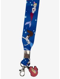 LNGEFLY Loungefly Disney The Little Mermaid Sisters Lanyard With Cardholder -transcendentactive shop 18416708 av1