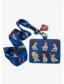 LNGEFLY Loungefly Disney The Little Mermaid Sisters Lanyard With Cardholder