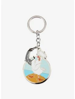 LNGEFLY Loungefly Disney The Little Mermaid Scuttle Enamel Key Chain