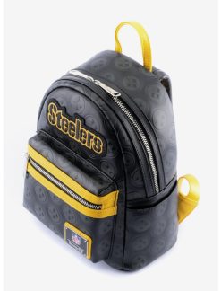 LNGEFLY Loungefly NFL Pittsburgh Steelers Mini Backpack -transcendentactive shop 18419928 av3
