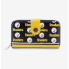 LNGEFLY Loungefly NFL Pittsburgh Steelers Zipper Wallet -transcendentactive shop 18419930 hi