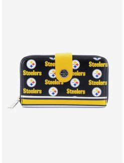 LNGEFLY Loungefly NFL Pittsburgh Steelers Zipper Wallet
