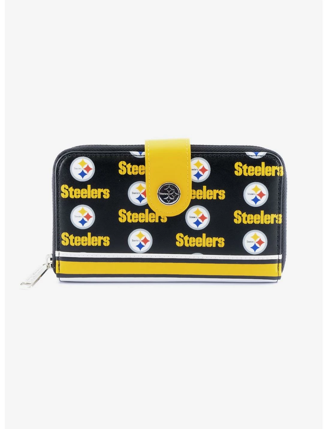 LNGEFLY Loungefly NFL Pittsburgh Steelers Zipper Wallet 3 LNGEFLY Loungefly NFL Pittsburgh Steelers Zipper Wallet