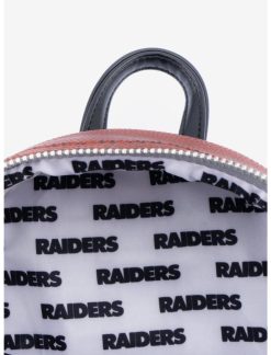 LNGEFLY Loungefly NFL Las Vegas Raiders Logo Football Mini Backpack -transcendentactive shop 18419932 av2