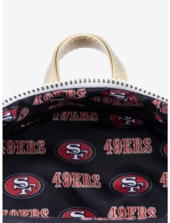 LNGEFLY Loungefly NFL San Francisco 49ers Logo Mini Backpack -transcendentactive shop 18419938 av2