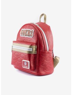 LNGEFLY Loungefly NFL San Francisco 49ers Logo Mini Backpack -transcendentactive shop 18419938 av3