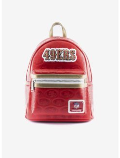 LNGEFLY Loungefly NFL San Francisco 49ers Logo Mini Backpack