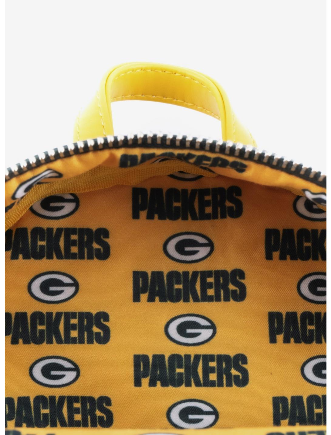 Loungefly NFL Green Bay Packers Logo Mini Backpack LNGEFLY Loungefly NFL Green Bay Packers Logo Mini Backpack -transcendentactive shop 18419942 av2