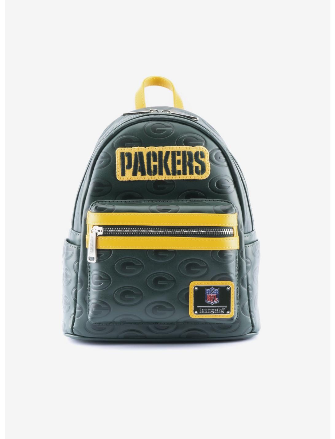Loungefly NFL Green Bay Packers Logo Mini Backpack LNGEFLY Loungefly NFL Green Bay Packers Logo Mini Backpack -transcendentactive shop 18419942 hi