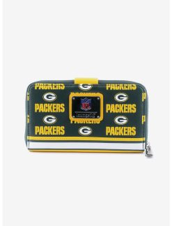 LNGEFLY Loungefly NFL Green Bay Packers Zipper Wallet -transcendentactive shop 18419944 av1
