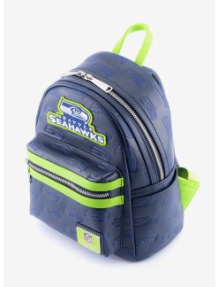 LNGEFLY Loungefly NFL Seattle Seahawks Mini Backpack -transcendentactive shop 18419946 av3