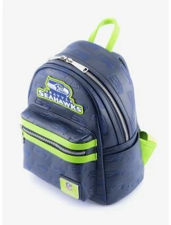 LNGEFLY Loungefly NFL Seattle Seahawks Mini Backpack -transcendentactive shop 18419946 av3