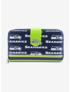 LNGEFLY Loungefly NFL Seattle Seahawks Zipper Wallet