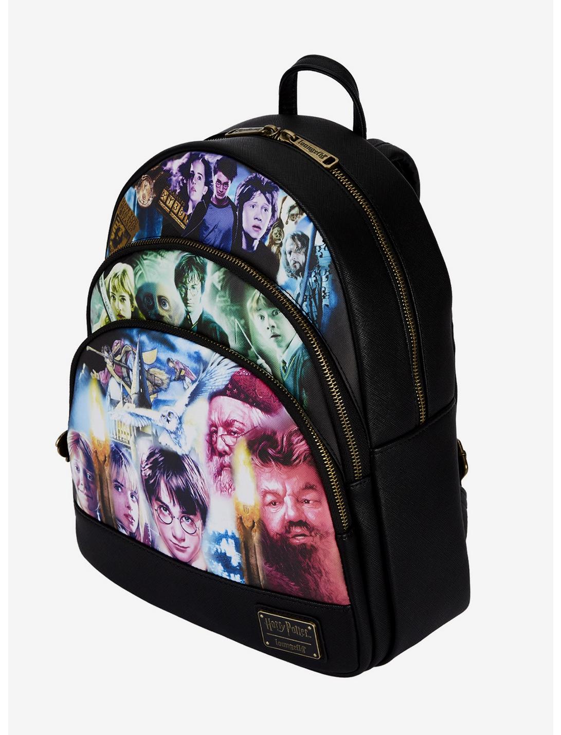 Loungefly Harry Potter Trilogy Triple Pocket Mini Backpack LNGEFLY Loungefly Harry Potter Trilogy Triple Pocket Mini Backpack -transcendentactive shop 18419995 av4