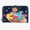 LNGEFLY Loungefly Disney Lilo & Stitch Rocket Ship Glow-In-The-Dark Zipper Wallet -transcendentactive shop 18420003 hi