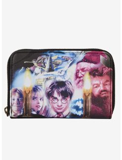 LNGEFLY Loungefly Harry Potter And The Sorcerer's Stone Zipper Wallet