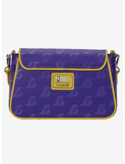 LNGEFLY Loungefly Lakers Logo Crossbody Bag -transcendentactive shop 18420011 av1