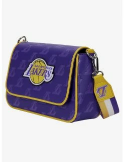 LNGEFLY Loungefly Lakers Logo Crossbody Bag