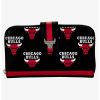 LNGEFLY Loungefly NBA Chicago Bulls Logo Zipper Wallet -transcendentactive shop 18420015 hi