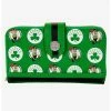 LNGEFLY Loungefly NBA Boston Celtics Logo Zipper Wallet
