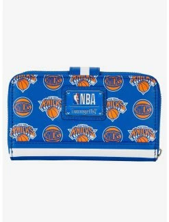 LNGEFLY Loungefly NBA New York Knicks Logo Zipper Wallet -transcendentactive shop 18420023 av1