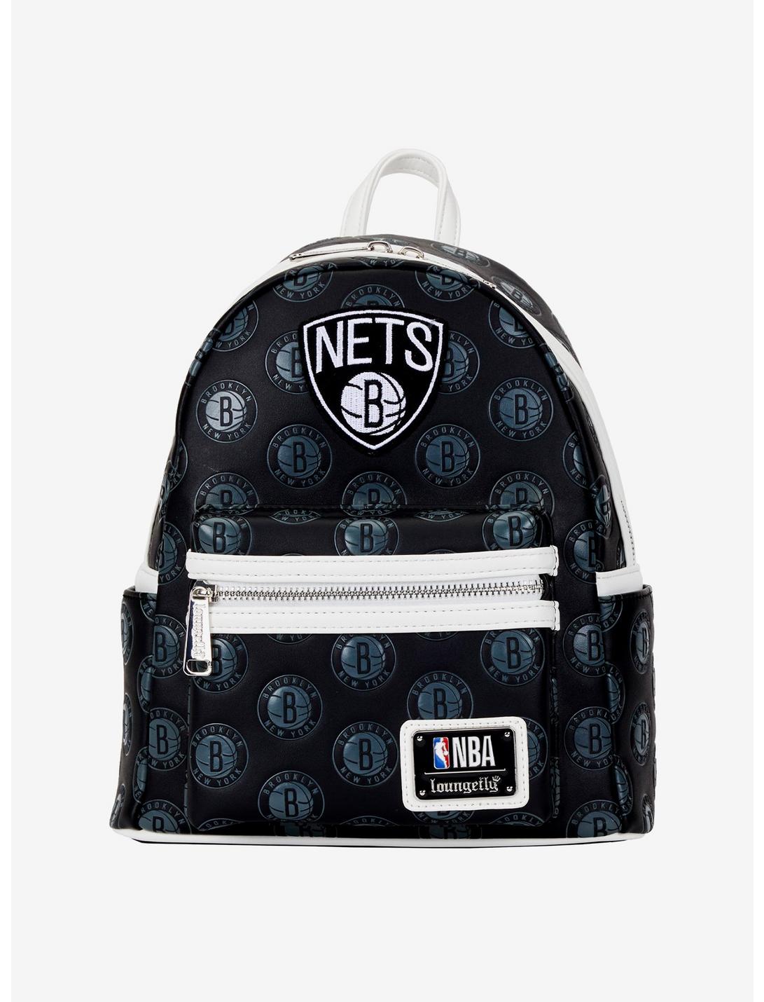 Loungefly NBA Brooklyn Nets Logo Mini Backpack LNGEFLY Loungefly NBA Brooklyn Nets Logo Mini Backpack -transcendentactive shop 18420025 hi