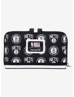 LNGEFLY Loungefly NBA Brooklyn Nets Logo Zipper Wallet 3 LNGEFLY Loungefly NBA Brooklyn Nets Logo Zipper Wallet -transcendentactive shop 18420027 av1