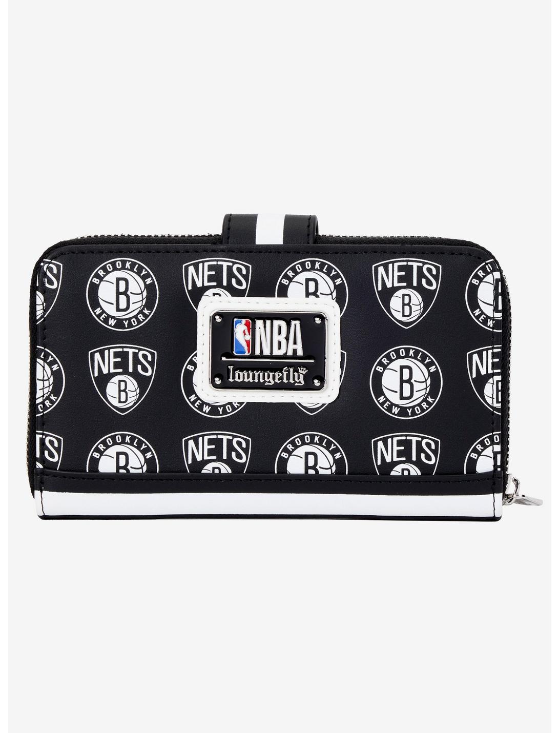 Loungefly NBA Brooklyn Nets Logo Zipper Wallet LNGEFLY Loungefly NBA Brooklyn Nets Logo Zipper Wallet -transcendentactive shop 18420027 av1