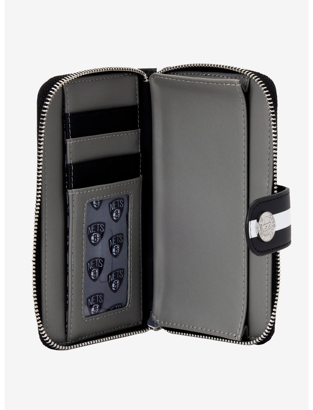 Loungefly NBA Brooklyn Nets Logo Zipper Wallet LNGEFLY Loungefly NBA Brooklyn Nets Logo Zipper Wallet -transcendentactive shop 18420027 av2