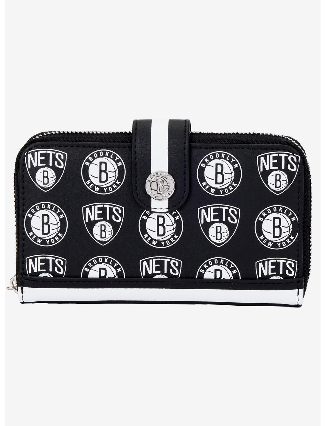 Loungefly NBA Brooklyn Nets Logo Zipper Wallet LNGEFLY Loungefly NBA Brooklyn Nets Logo Zipper Wallet -transcendentactive shop 18420027 hi