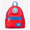 LNGEFLY Loungefly NBA Philadelphia 76ers Logo Mini Backpack -transcendentactive shop 18420029 hi