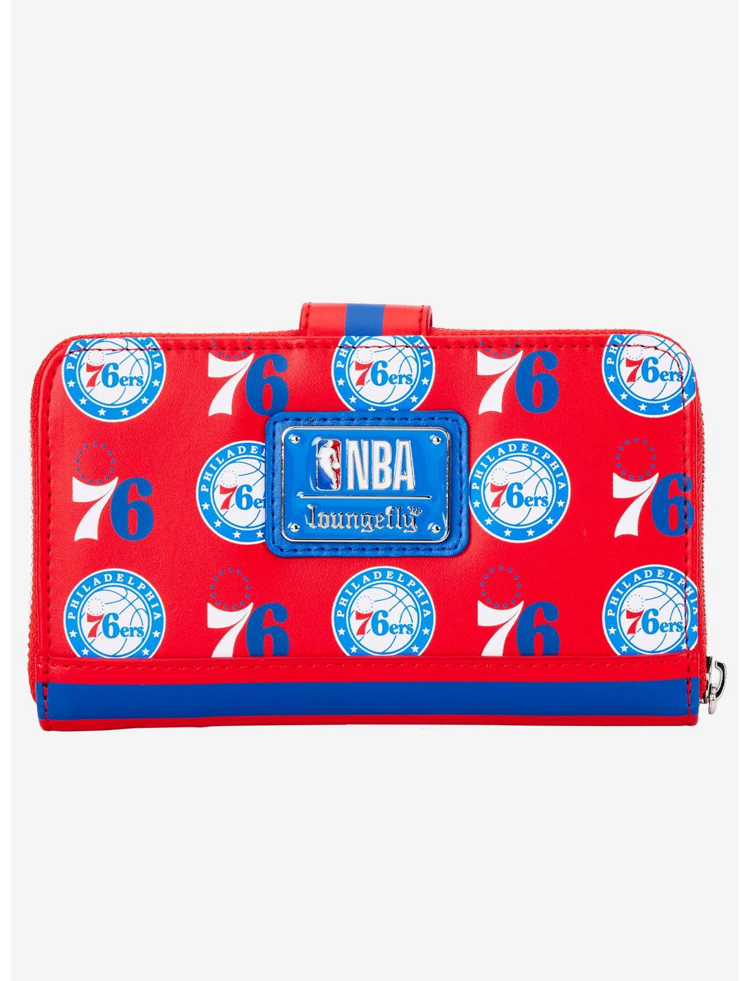 LNGEFLY Loungefly NBA Philadelphia 76ers Logo Zipper Wallet 4 LNGEFLY Loungefly NBA Philadelphia 76ers Logo Zipper Wallet - Image 2