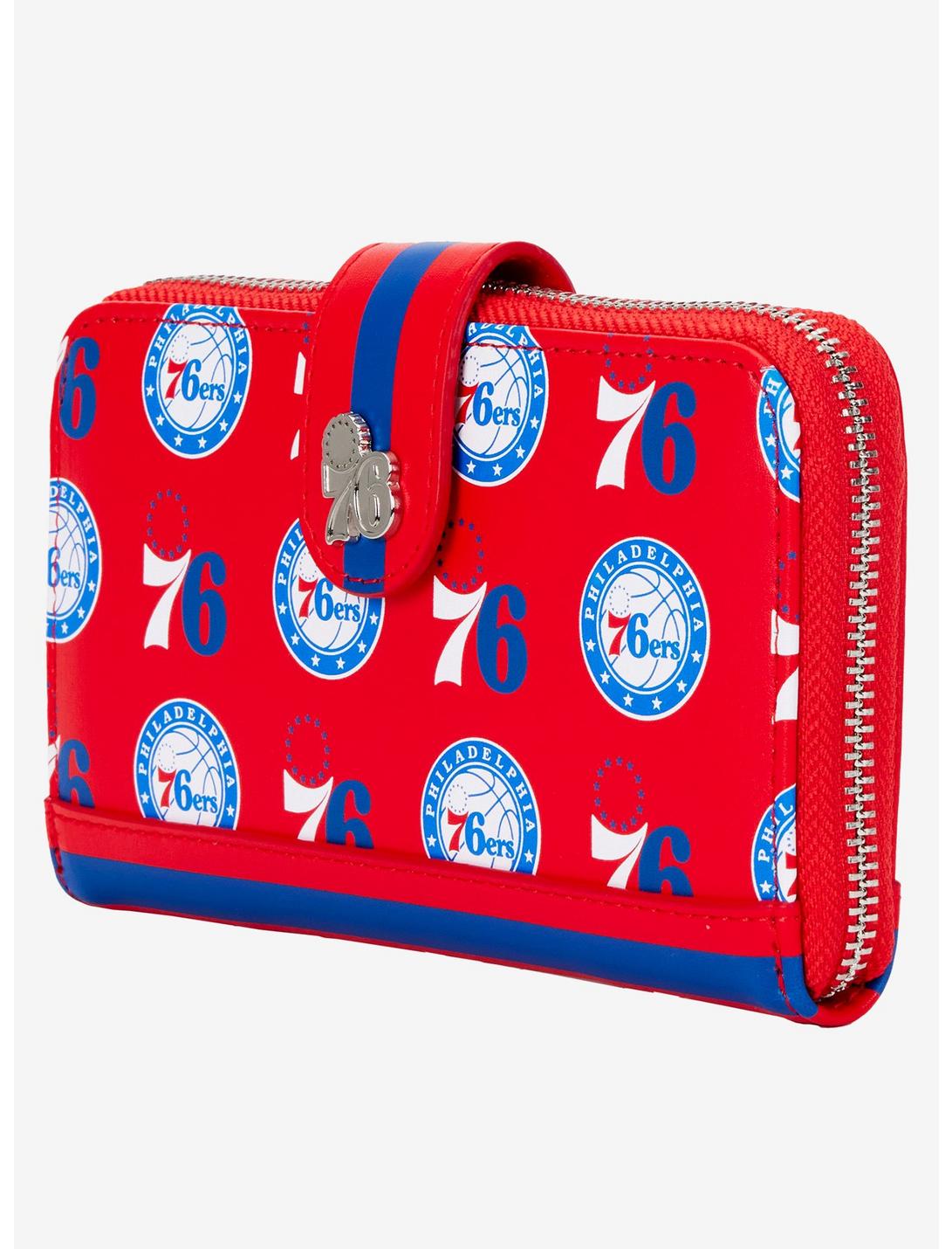 LNGEFLY Loungefly NBA Philadelphia 76ers Logo Zipper Wallet 6 LNGEFLY Loungefly NBA Philadelphia 76ers Logo Zipper Wallet - Image 4