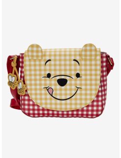 LNGEFLY Loungefly Disney Winnie The Pooh Gingham Crossbody Bag