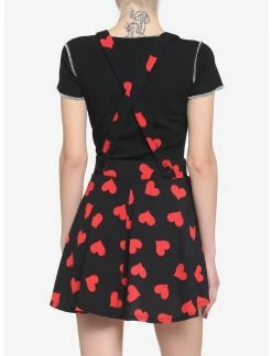 HUNIVERS Red Hearts Black Suspender Skirt 7 HUNIVERS Red Hearts Black Suspender Skirt -transcendentactive shop 18532026 av2