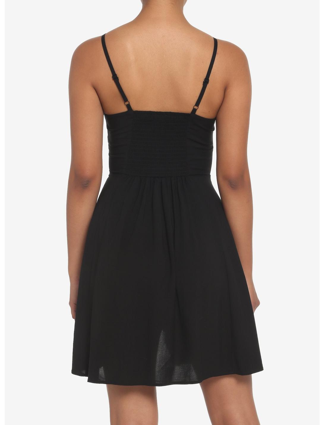 HUNIVERS Black Empire Slit Dress 5 HUNIVERS Black Empire Slit Dress - Image 3