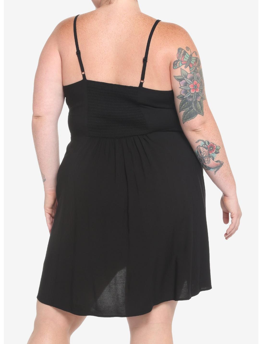 Black Empire Slit Dress Plus Size HUNIVERS Black Empire Slit Dress Plus Size -transcendentactive shop 18569311 av2