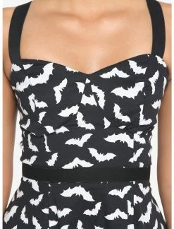 HUNIVERS Bats Retro Dress -transcendentactive shop 18569572 av3